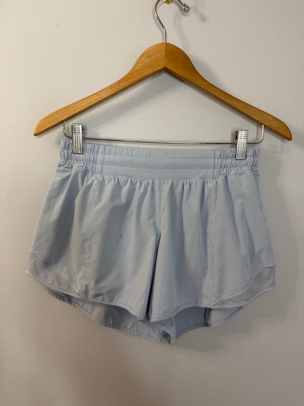 Lululemon Hotty Hot Short 4" Blue Linen Women's 8 Long